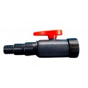 Reservedelsmundstykke med stophane CPF 20000-75000 trykdamfilter
