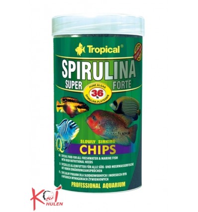 Tropiske Super Spirulina Forte Chips