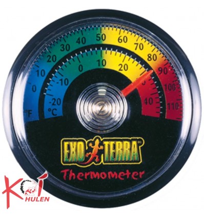 Termometer Rundt Exoterra ø5 cm