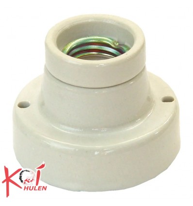 Varmelampeholder Porcelæn E27