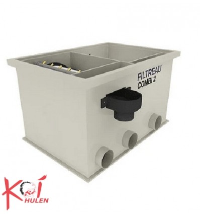 Filtreau combi-2 gravity (japanske måtter) inkl. UVC + Spulepumpe