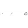 40 Watt Amalgaam High Output UV-C Lamp RLM0020-HO GPH357T5LCA