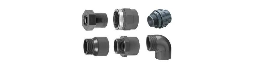 PVC Gevind og Lim Fittings